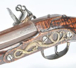 Highly Important 17th Century Flintock Carbine Bearing James II Cypher